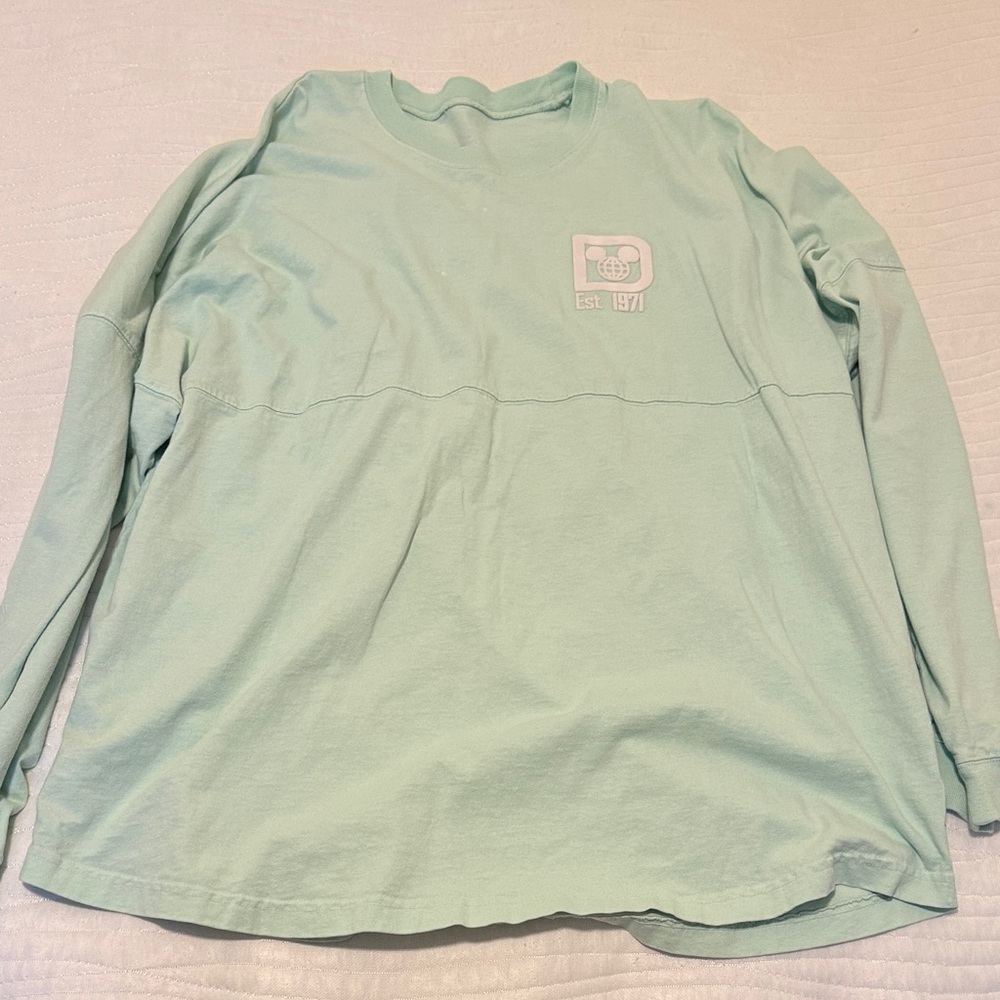 Disney Mint Green Long Sleeve Tee